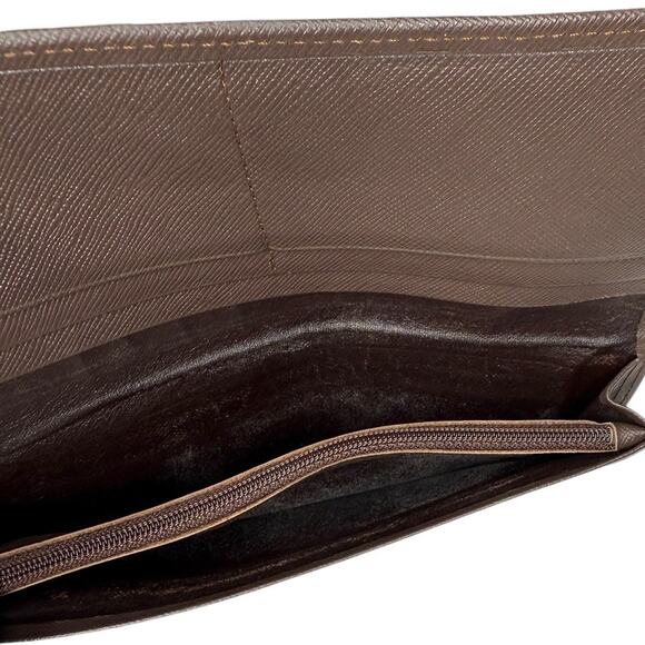 Burberrys Burberry Brown Check Canvas and Leather Long Wallet Authentic - Picture 4 of 14